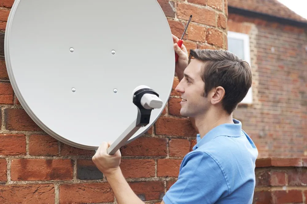 Réglage d'une parabole satellite
